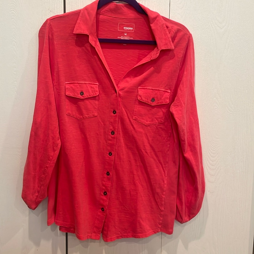 NWT Sonoma button up women’s size M